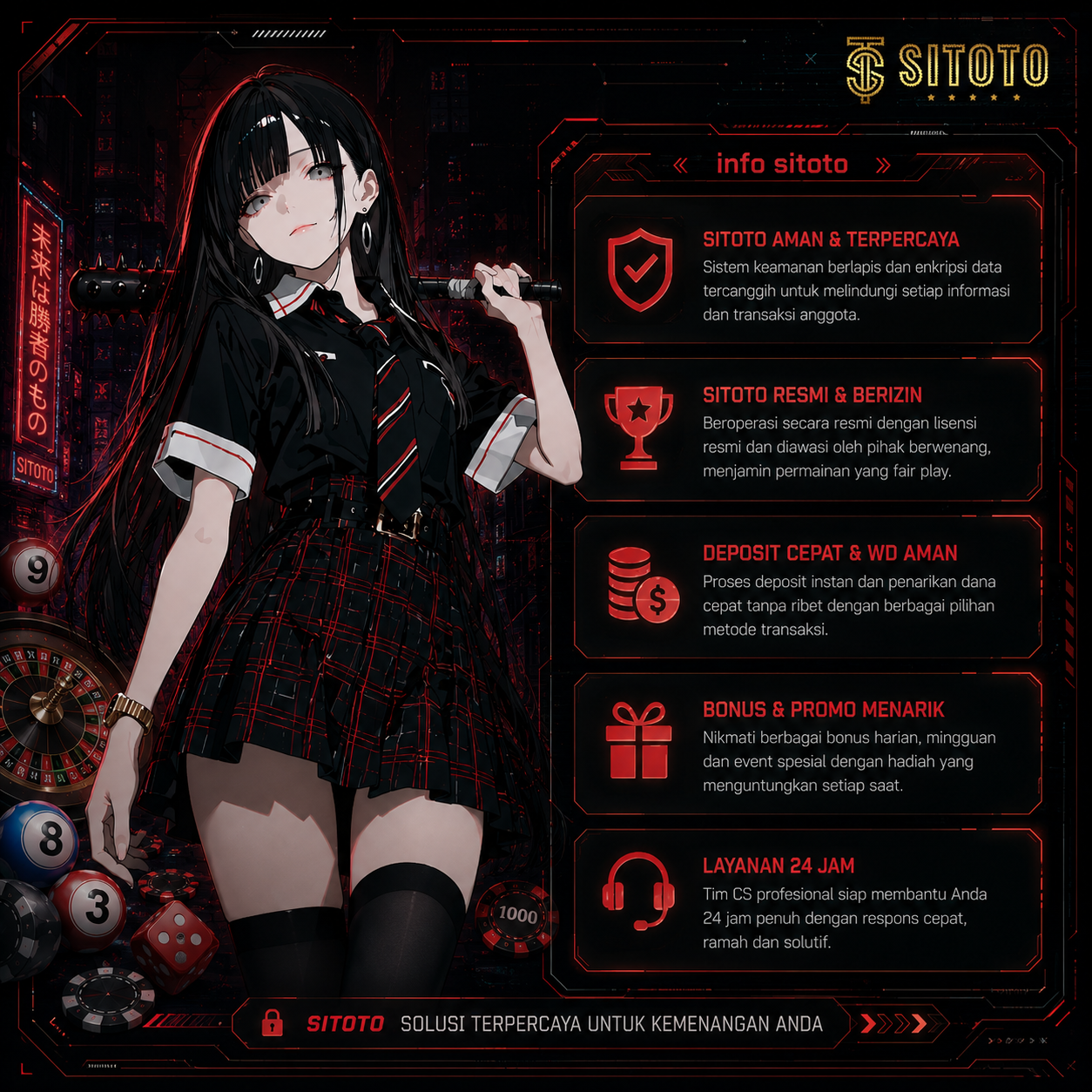 SITOTO | Jasa Layanan Terpadu Slot Toto Togel Online dengan Peluang Menang Tertinggi