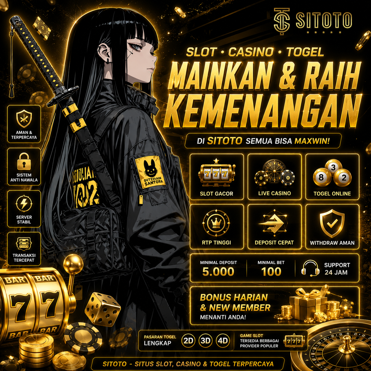 SITOTO >> Sudut Terbaik Situs Slot Toto Togel Online Hari Ini dan Selamanya